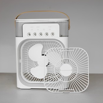 Mini Air Cooler Fan - Air Conditioner With Water and Ice Compartment